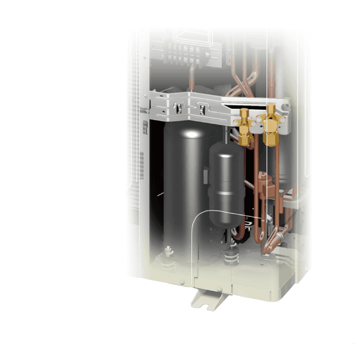 Daikin inverter compressor illustration