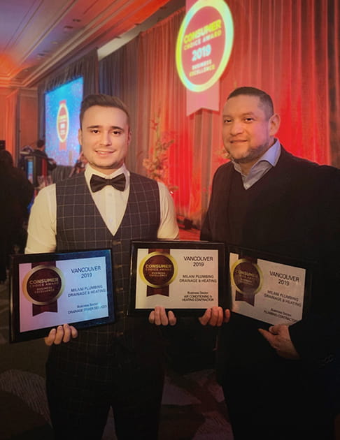 Milani is winner of three awards.